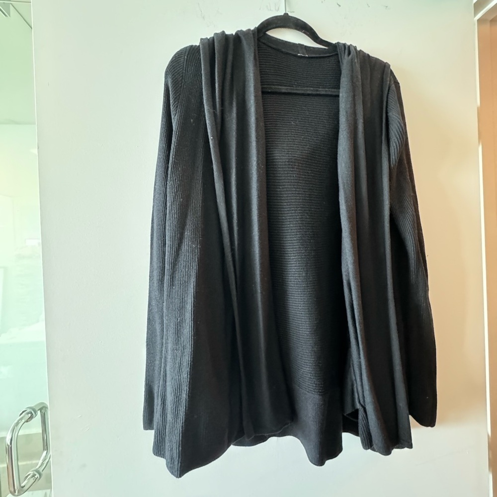 Lululemon Black Knit Cardigan